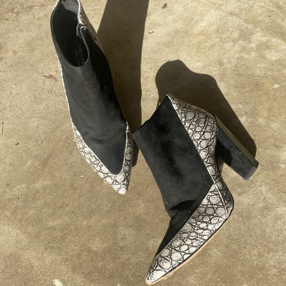 Messeca New York Ankle Boots Suede and Leather